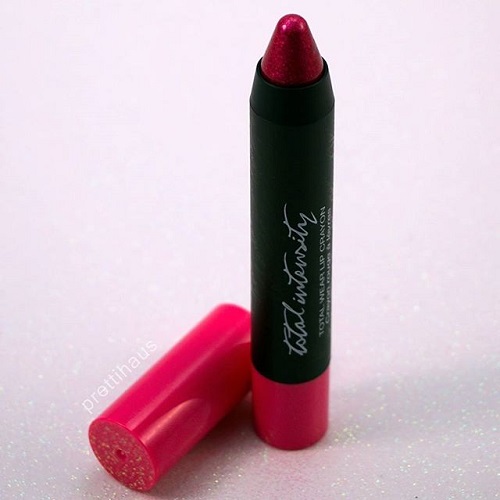 prestigecosmetics_partyshine_lipcrayon_lipstick_igmakeup_instamakeup_prestigepink_makeup_sparkle